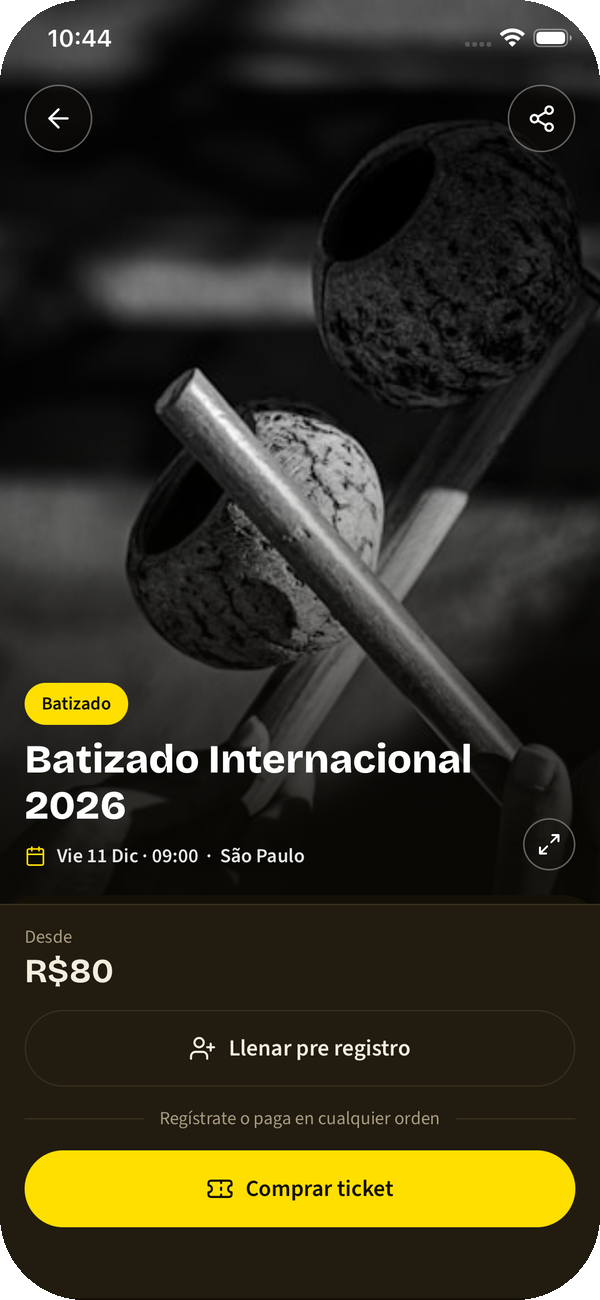 Inscríbete y paga desde el teléfono