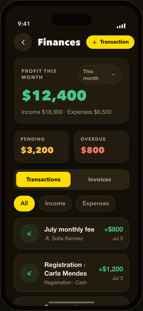 Collect payments and keep your books