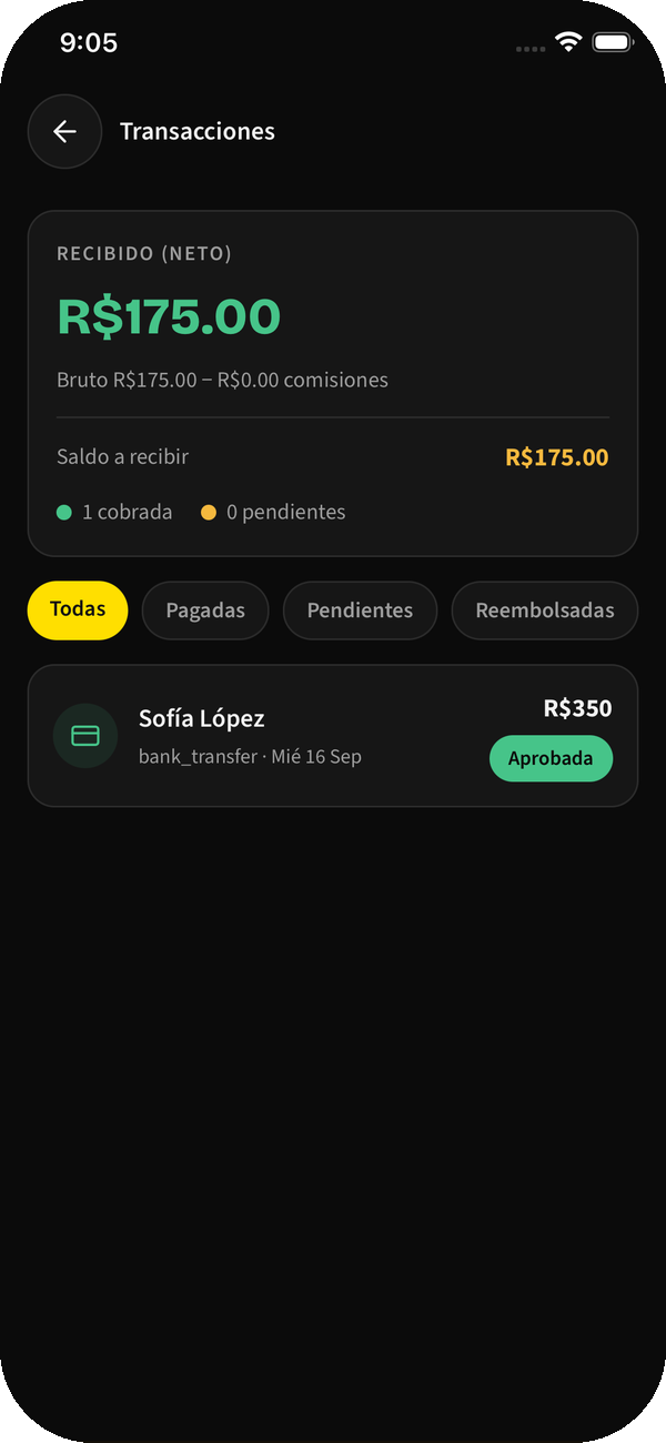 Take registrations and payments
