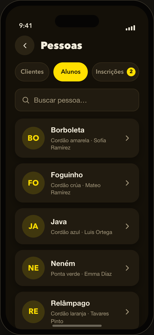 Tenha todos os seus alunos em um só lugar